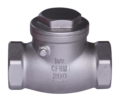Threaded check valve